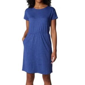 Columbia Pacific Haze Dress Blue 1X